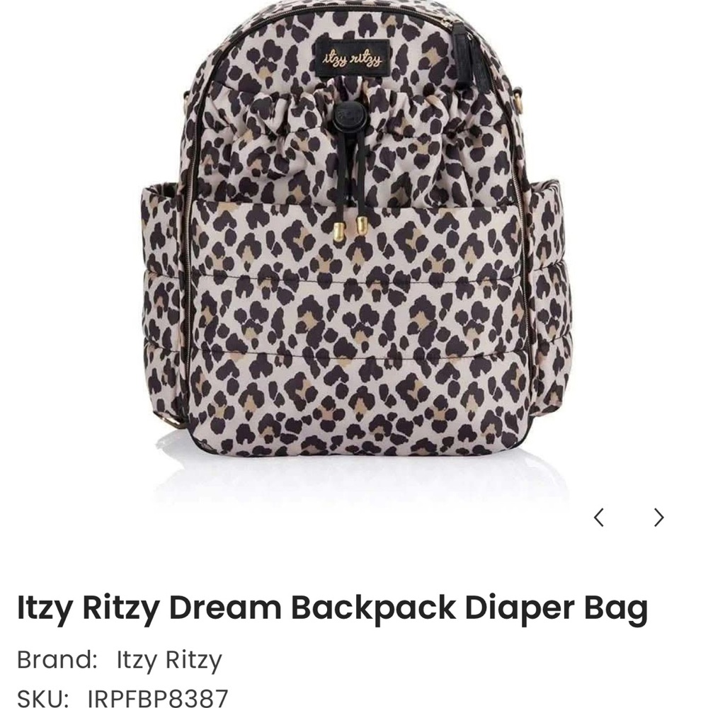 Itzy Ritzy Cheetah Print Kids Backpack